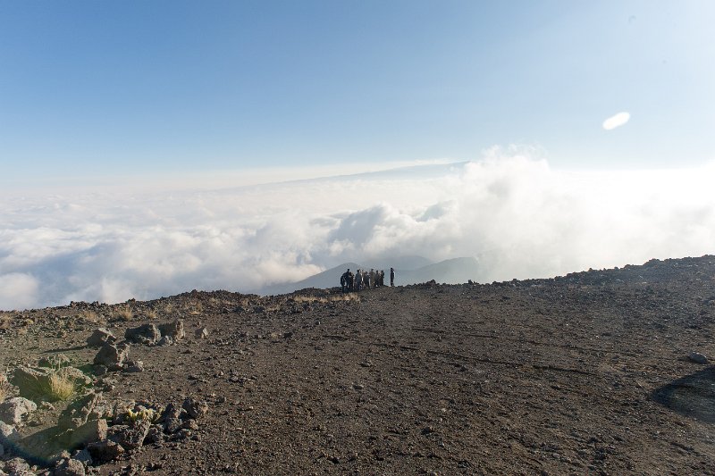 20140109_165430 D3-Edit.jpg - At the summit of Mauna Kea one is literally above the clouds.  Elevation around 13,000.   Feel light headed